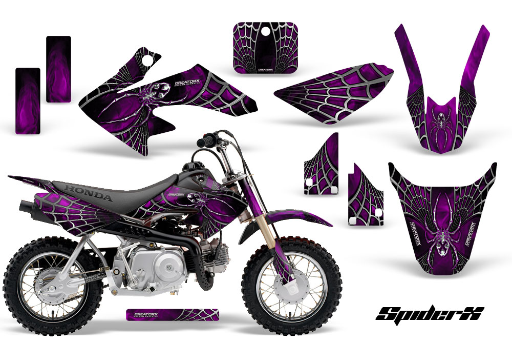 CRF 50 Graphics Kit SpiderX Pink Black